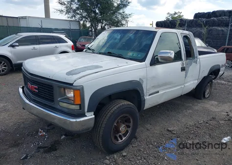 2000 GMC Sierra 2500 Classic Sl из США, поврежденный, VIN 1GTGK29R8YF474907